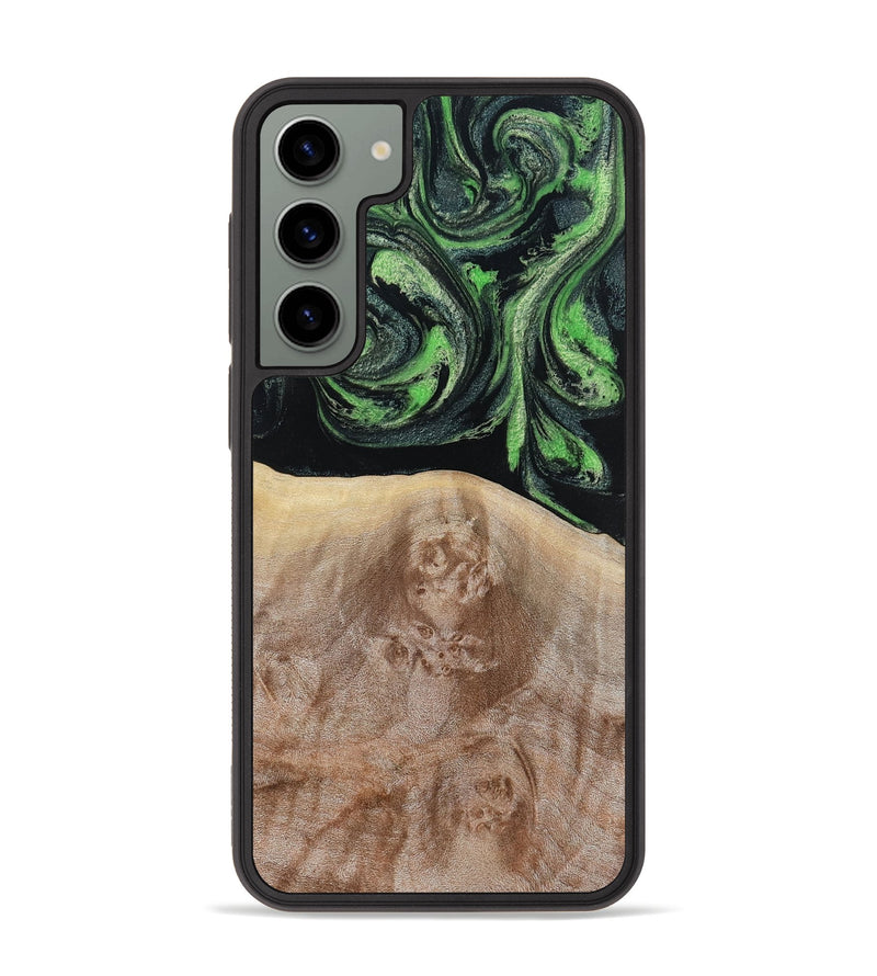 Galaxy S23 Plus Wood Phone Case - Adelia (Green, 805866)