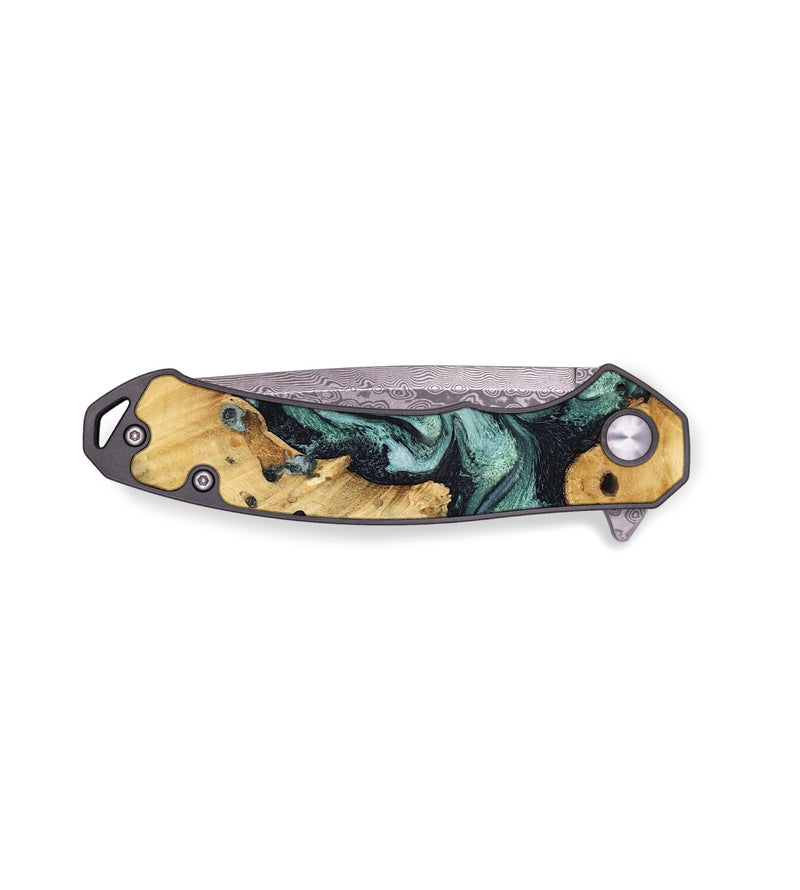 EDC Wood Pocket Knife - Raphael (Green, 805869)