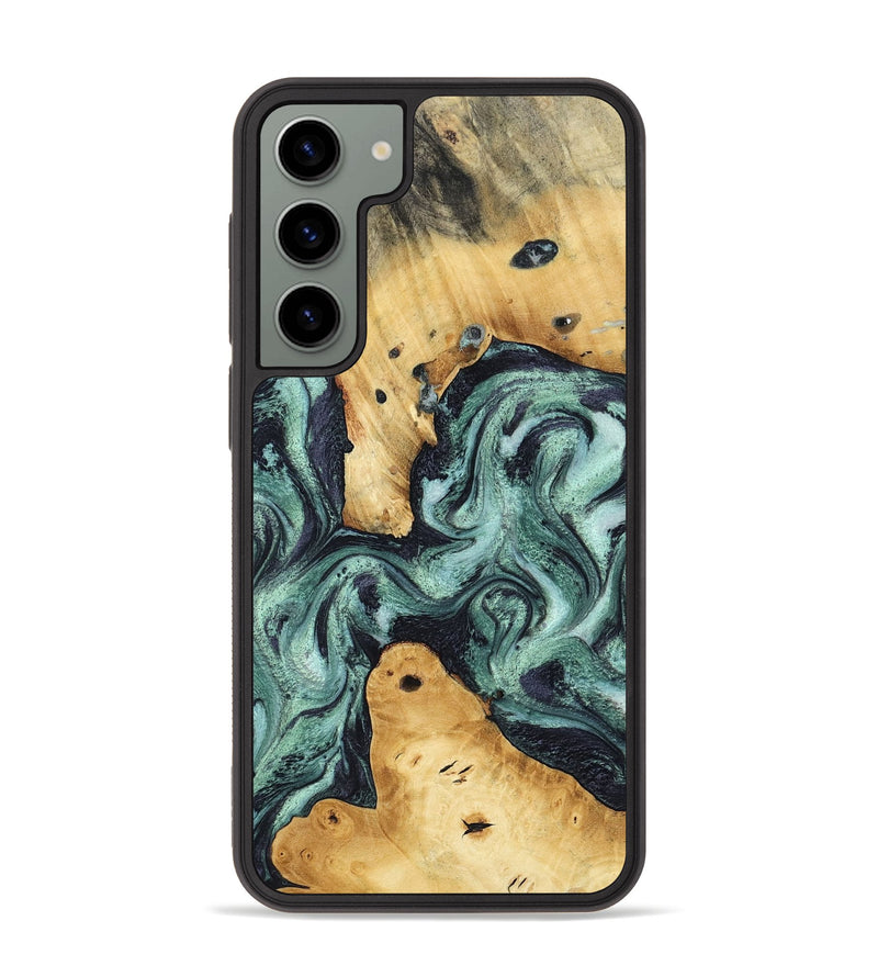 Galaxy S23 Plus Wood Phone Case - Raphael (Green, 805869)