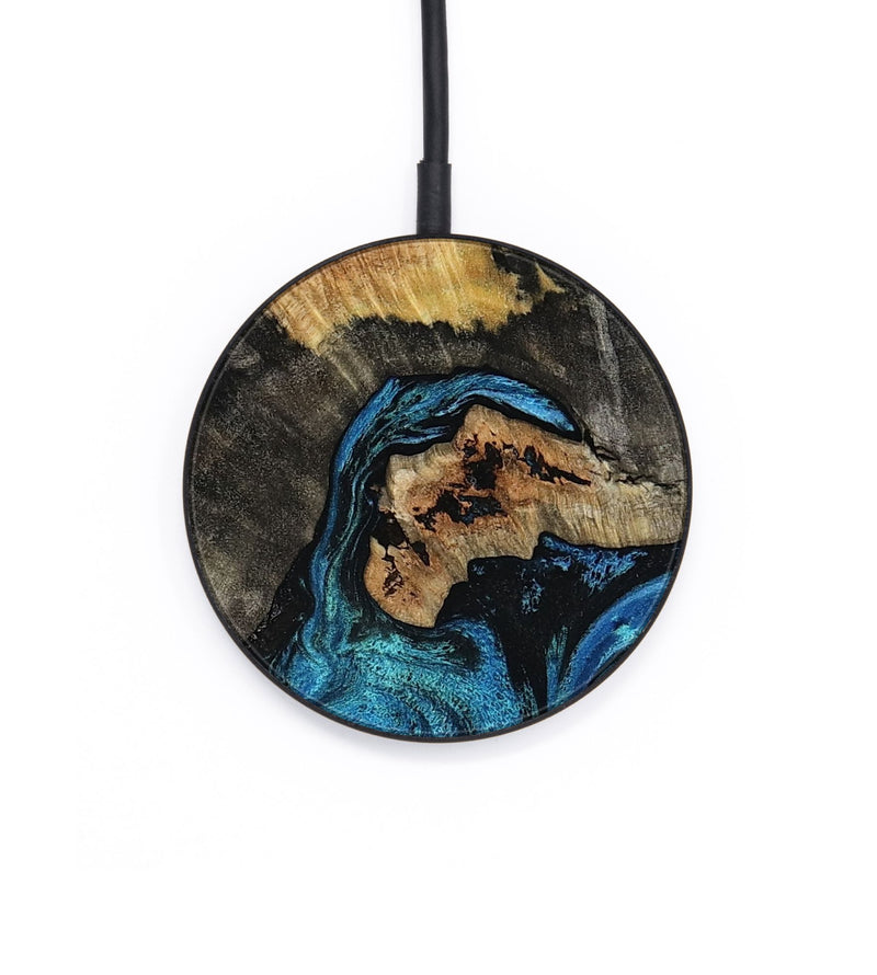 Circle Wood Wireless Charger - Crew (Blue, 805953)