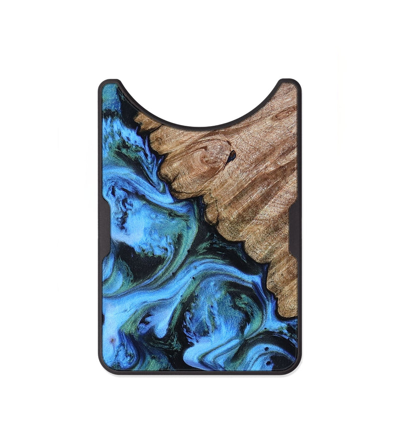 Alloy Wood Wallet - Ellie (Blue, 805959)