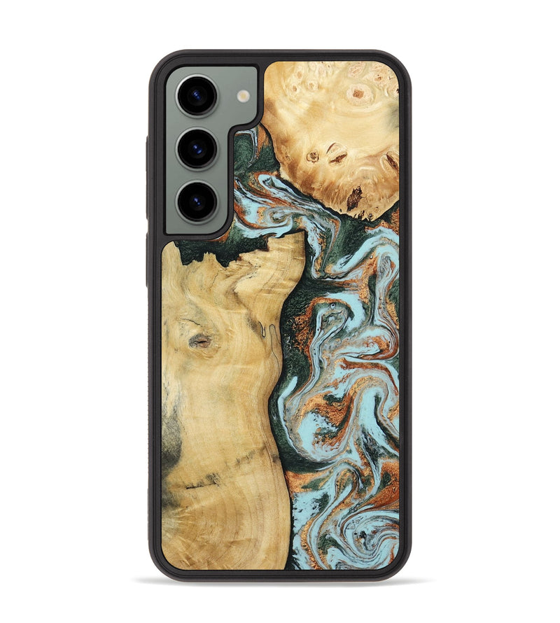 Galaxy S23 Plus Wood Phone Case - Hayley (Green, 805964)
