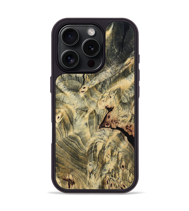 iPhone 16 Pro Wood Phone Case - Jayme (Wood Burl, 805973)