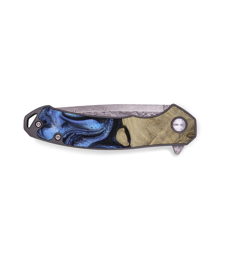 EDC Wood Pocket Knife - Crue (Blue, 805981)
