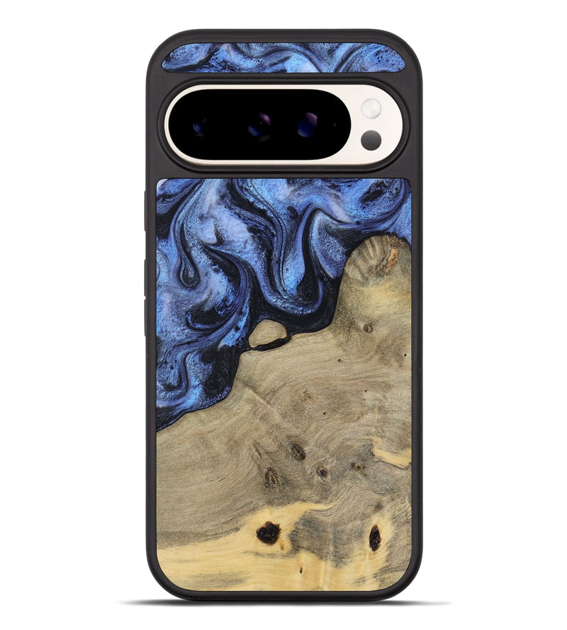 Pixel 10 Pro XL Wood Phone Case - Crue (Blue, 805981)