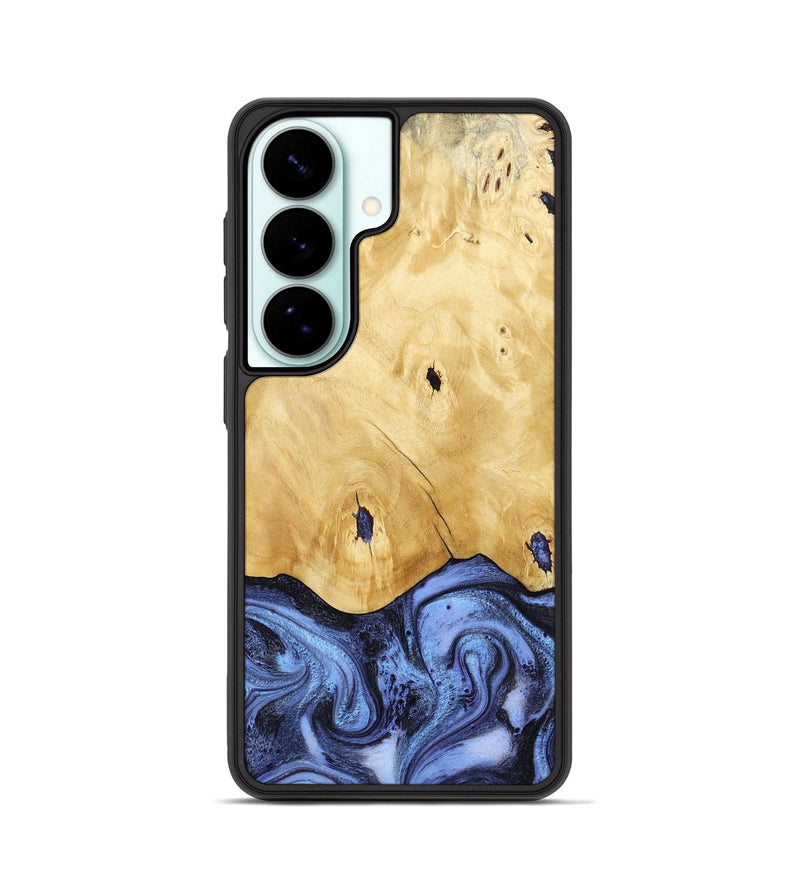 Galaxy S26 Wood Phone Case - Rena (Blue, 805987)