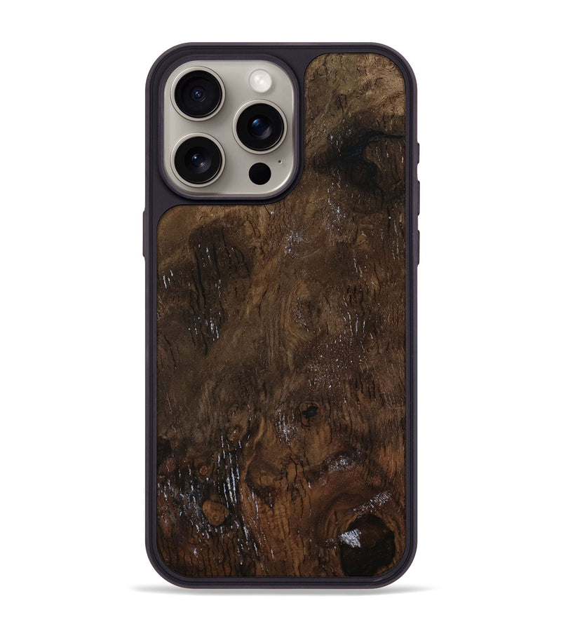iPhone 15 Pro Max Wood Phone Case - Stanley (Wood Burl, 806001)