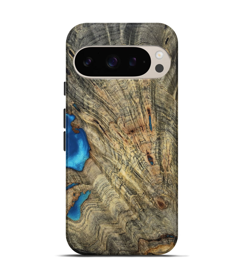Pixel 9 Pro Wood Live Edge Phone Case - Carlo (Wood Burl, 806044)