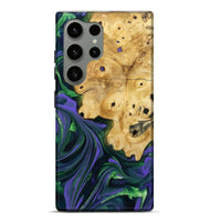 Galaxy S24 Ultra Wood Live Edge Phone Case - Ulises (Green, 806049)