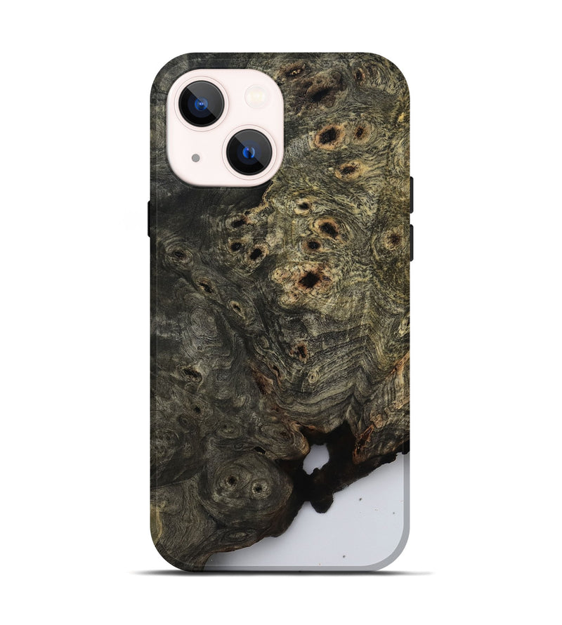 iPhone 14 Wood Live Edge Phone Case - Leticia (Clear, 806059)