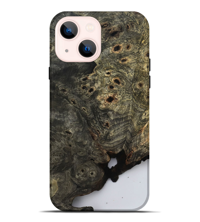iPhone 14 Plus Wood Live Edge Phone Case - Leticia (Clear, 806059)