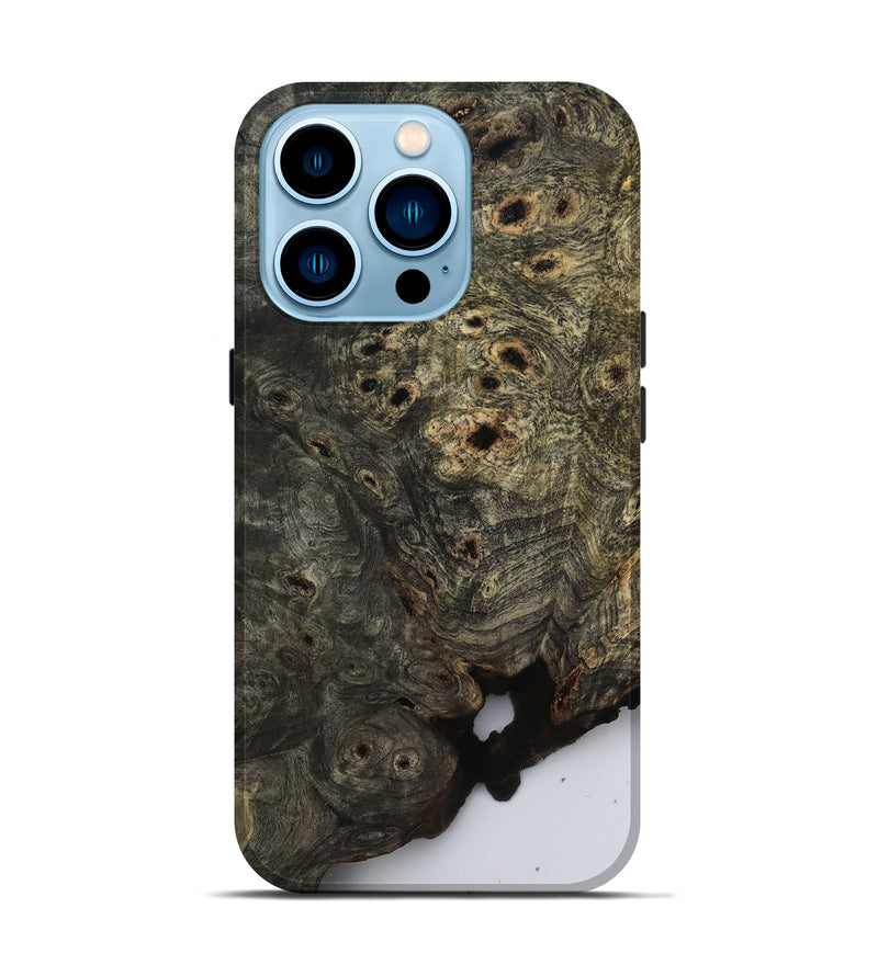 iPhone 14 Pro Wood Live Edge Phone Case - Leticia (Clear, 806059)