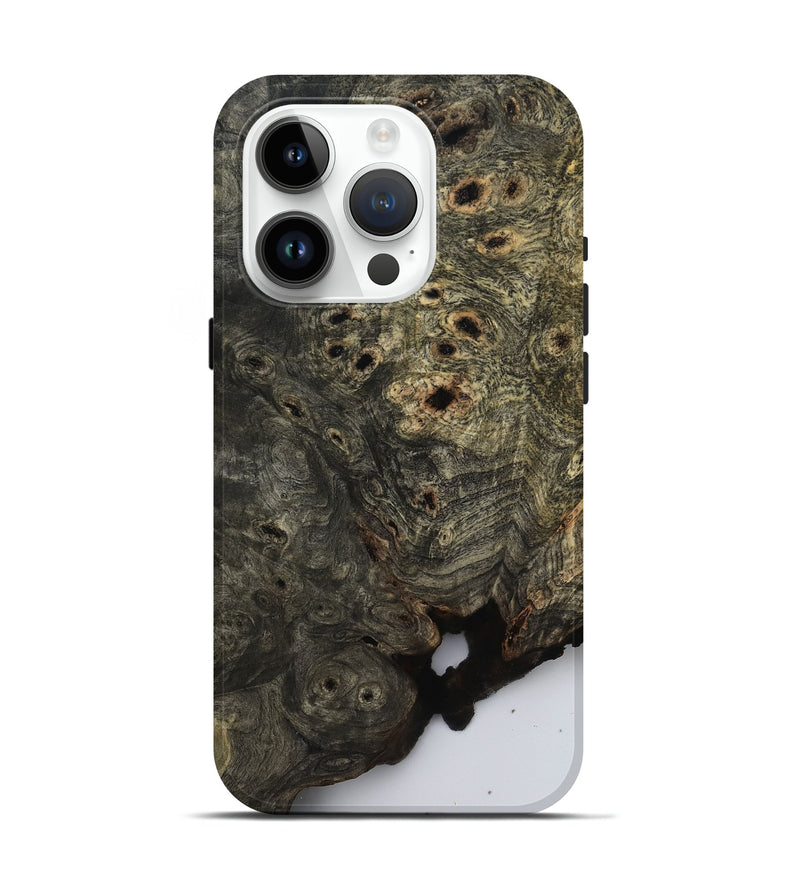 iPhone 15 Pro Wood Live Edge Phone Case - Leticia (Clear, 806059)