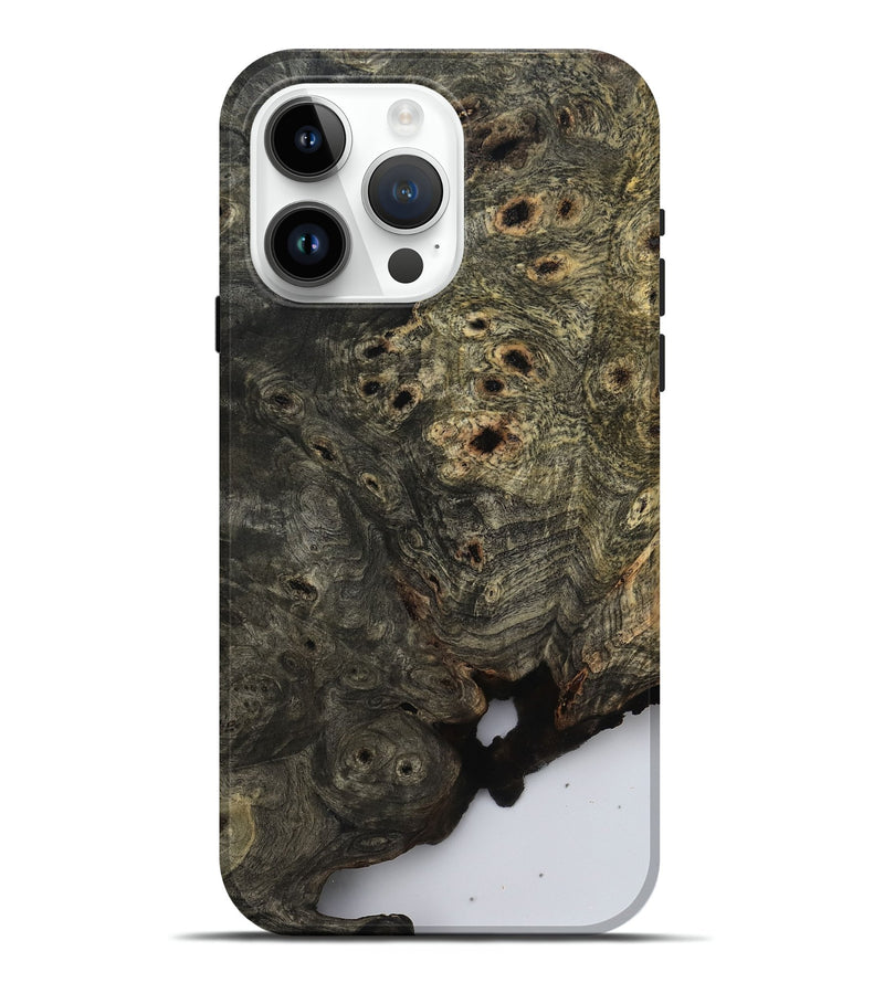 iPhone 15 Pro Max Wood Live Edge Phone Case - Leticia (Clear, 806059)