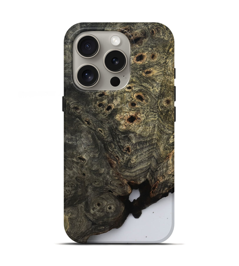 iPhone 16 Pro Wood Live Edge Phone Case - Leticia (Clear, 806059)
