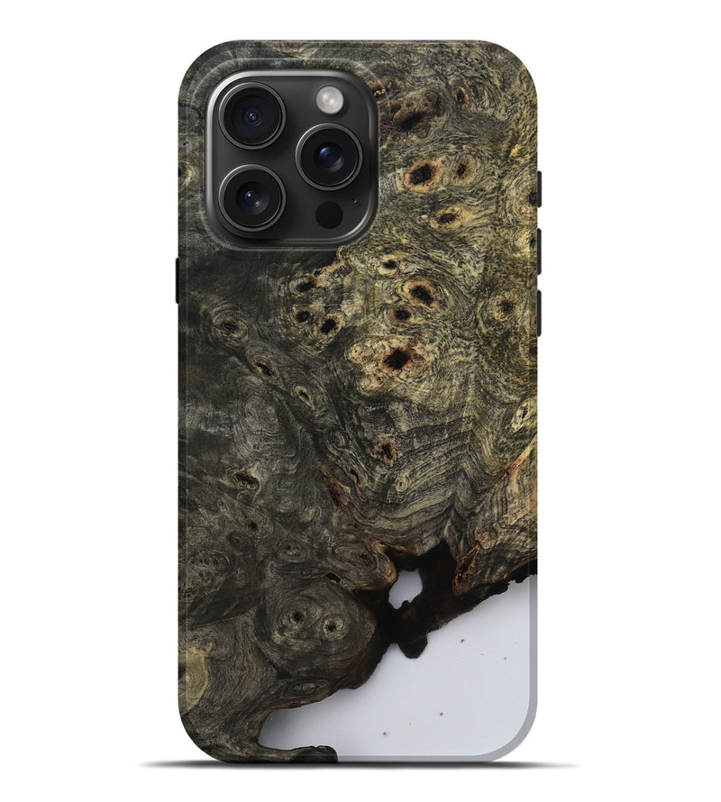 iPhone 16 Pro Max Wood Live Edge Phone Case - Leticia (Clear, 806059)