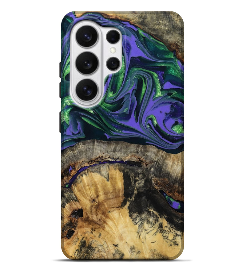 Galaxy S26 Ultra Wood Live Edge Phone Case - Tarah (Purple, 806074)