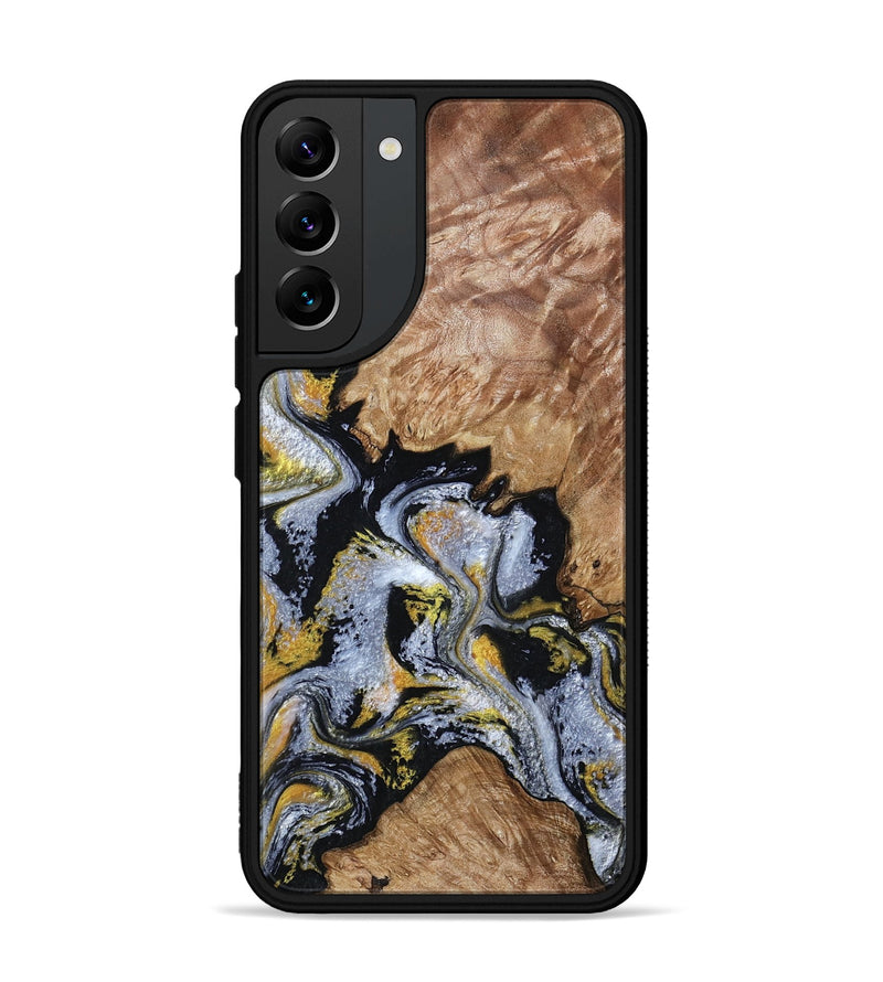 Galaxy S22 Plus Wood Phone Case - Shasta (Black & White, 806111)