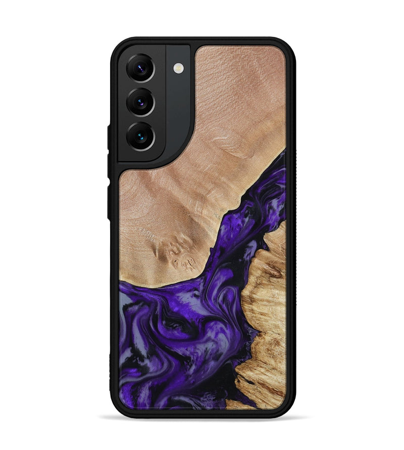 Galaxy S22 Plus Wood Phone Case - Nestor (Purple, 806421)