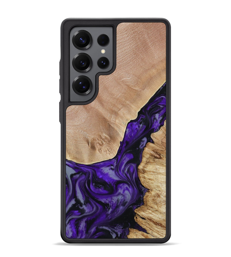 Galaxy S25 Ultra Wood Phone Case - Nestor (Purple, 806421)