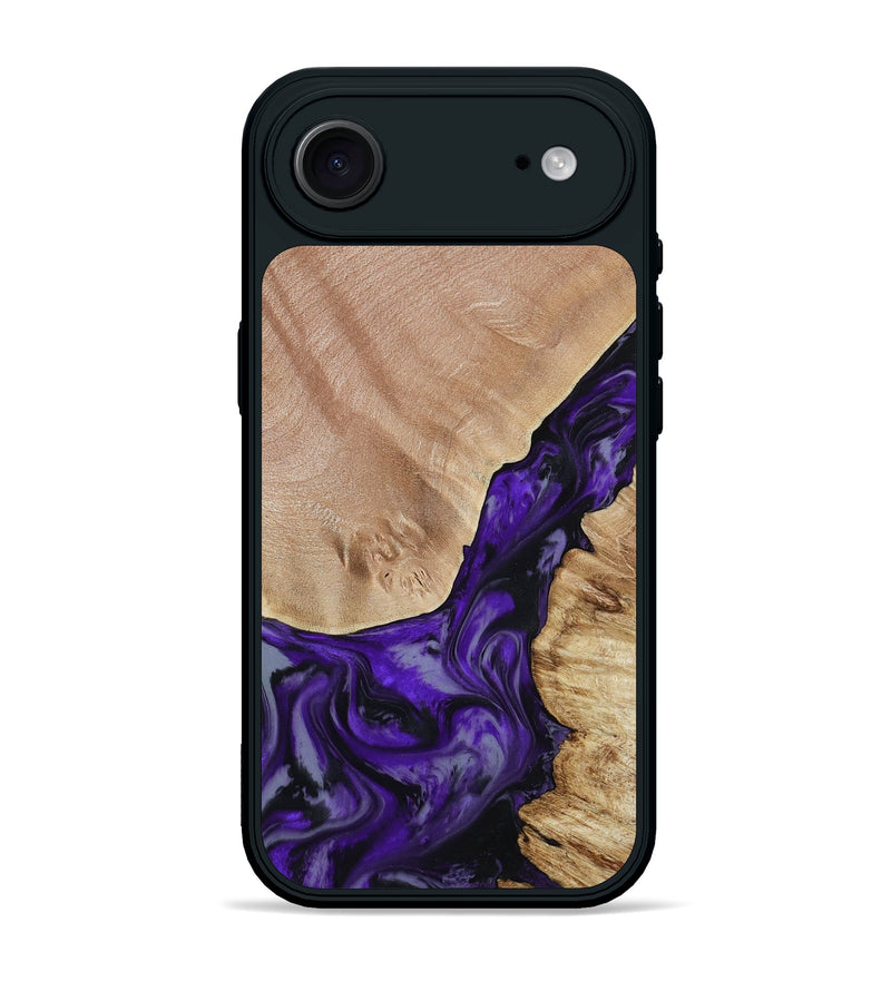 iPhone 17 Air Wood Phone Case - Nestor (Purple, 806421)