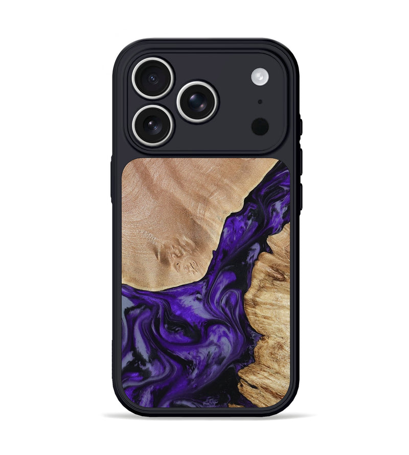 iPhone 17 Pro Wood Phone Case - Nestor (Purple, 806421)