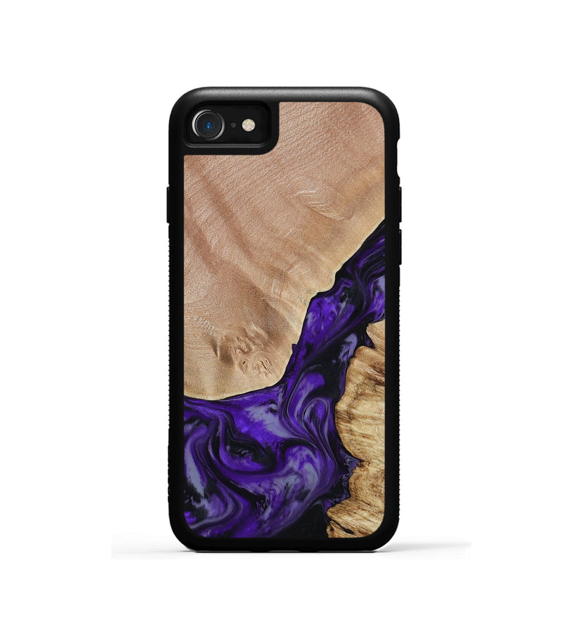 iPhone SE Wood Phone Case - Nestor (Purple, 806421)