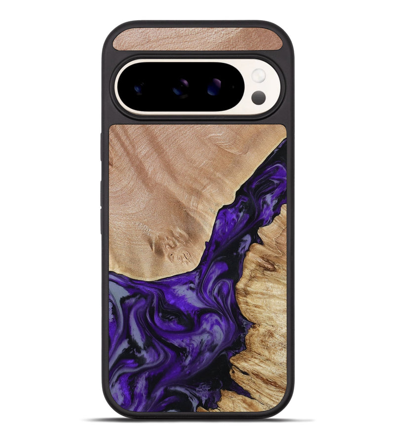 Pixel 9 Pro XL Wood Phone Case - Nestor (Purple, 806421)