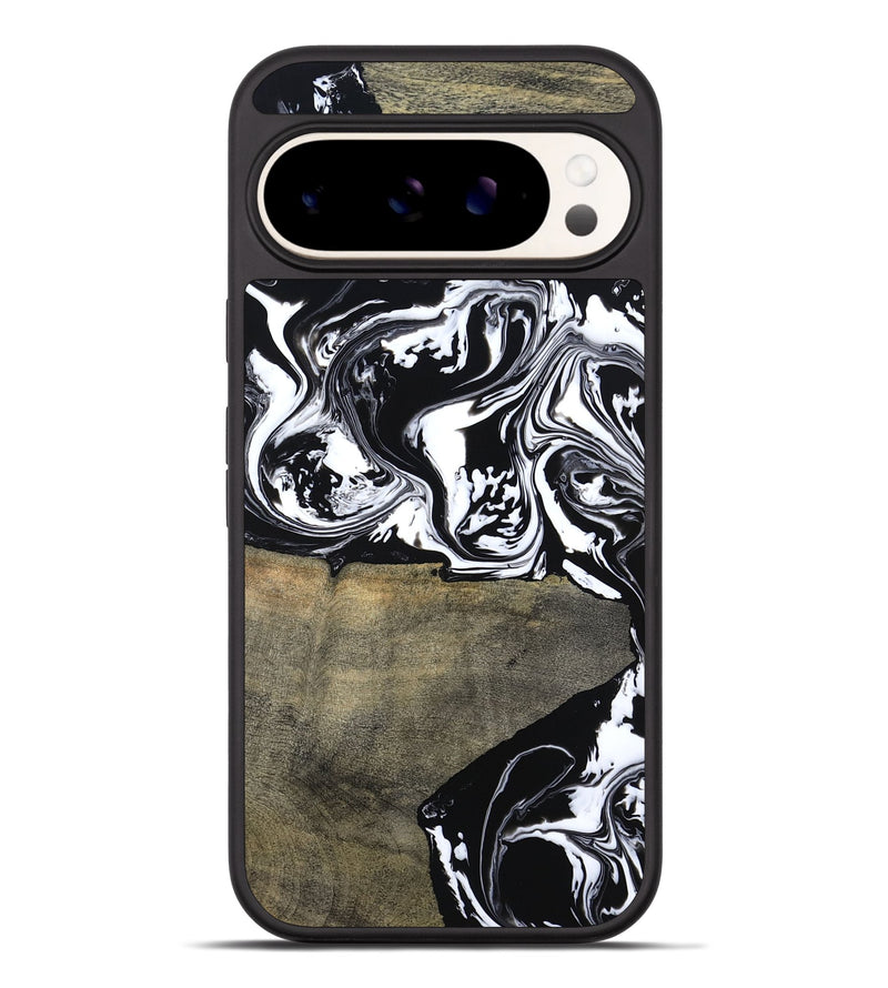 Pixel 9 Pro XL Wood Phone Case - Golda (Black & White, 806422)
