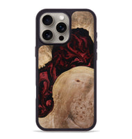 iPhone 16 Pro Max Wood Phone Case - Jeramie (Red, 806424)