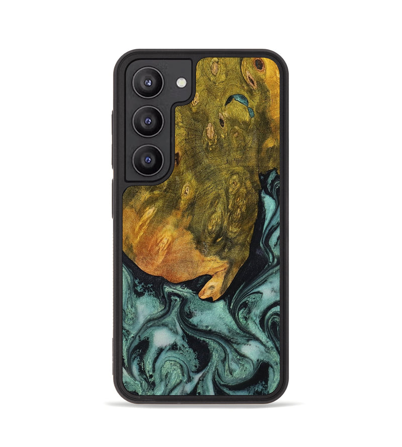 Galaxy S23 Wood Phone Case - Tatiana (Green, 806439)