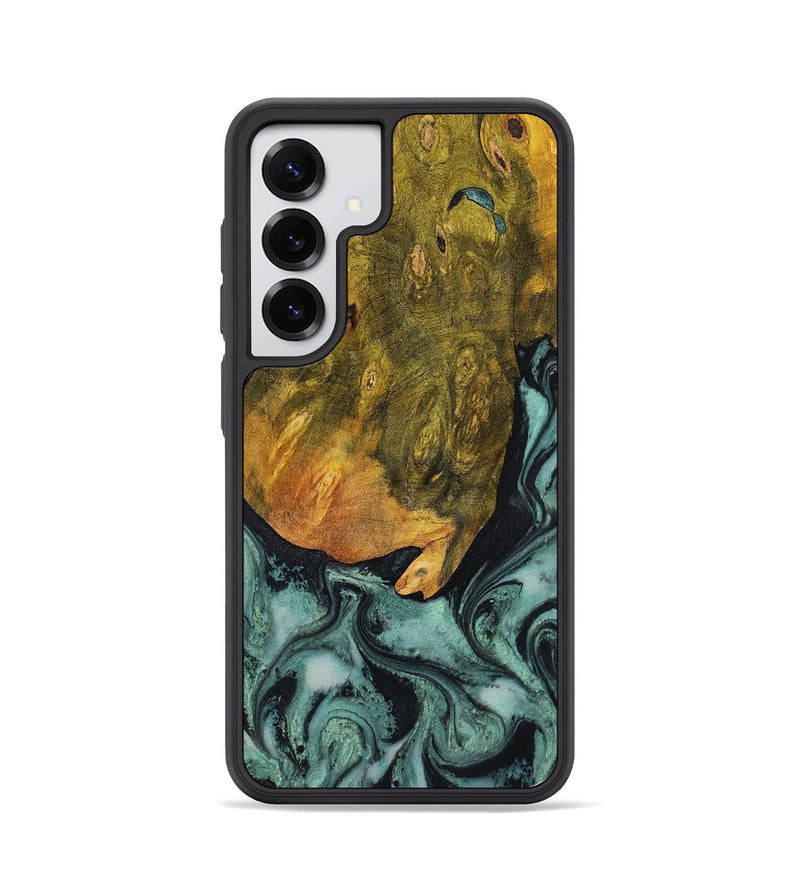 Galaxy S25 Wood Phone Case - Tatiana (Green, 806439)