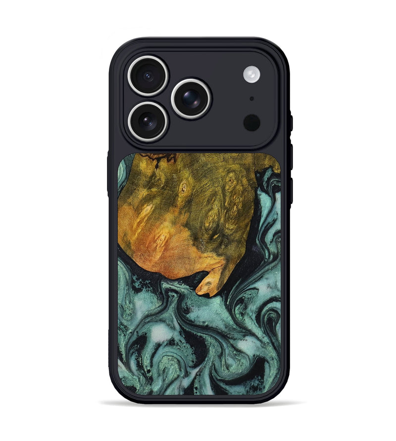 iPhone 17 Pro Wood Phone Case - Tatiana (Green, 806439)