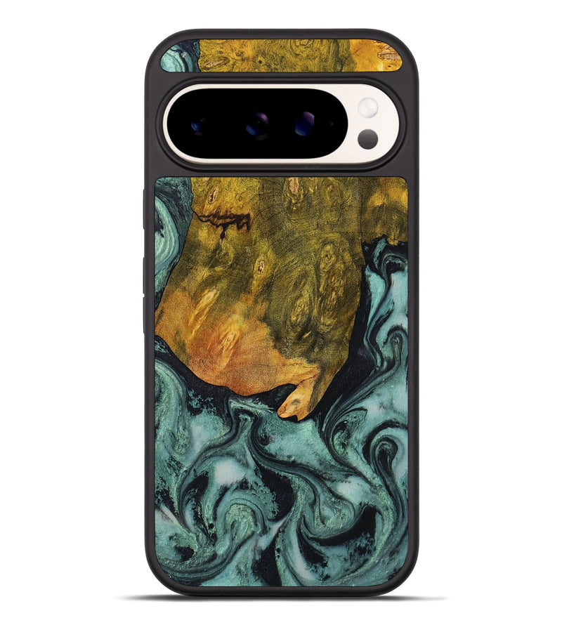 Pixel 9 Pro XL Wood Phone Case - Tatiana (Green, 806439)