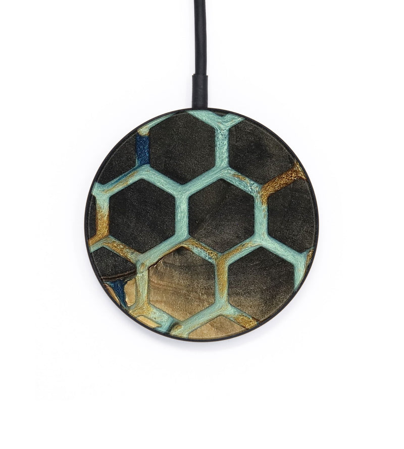 Circle Wood Wireless Charger - Lizette (Pattern, 806446)