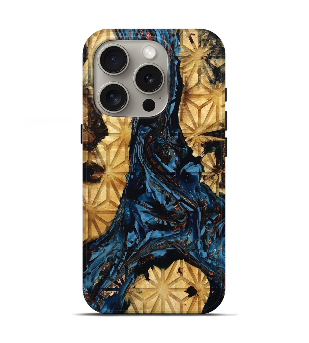 iPhone 16 Pro Wood Live Edge Phone Case - Selma (Pattern, 806494)