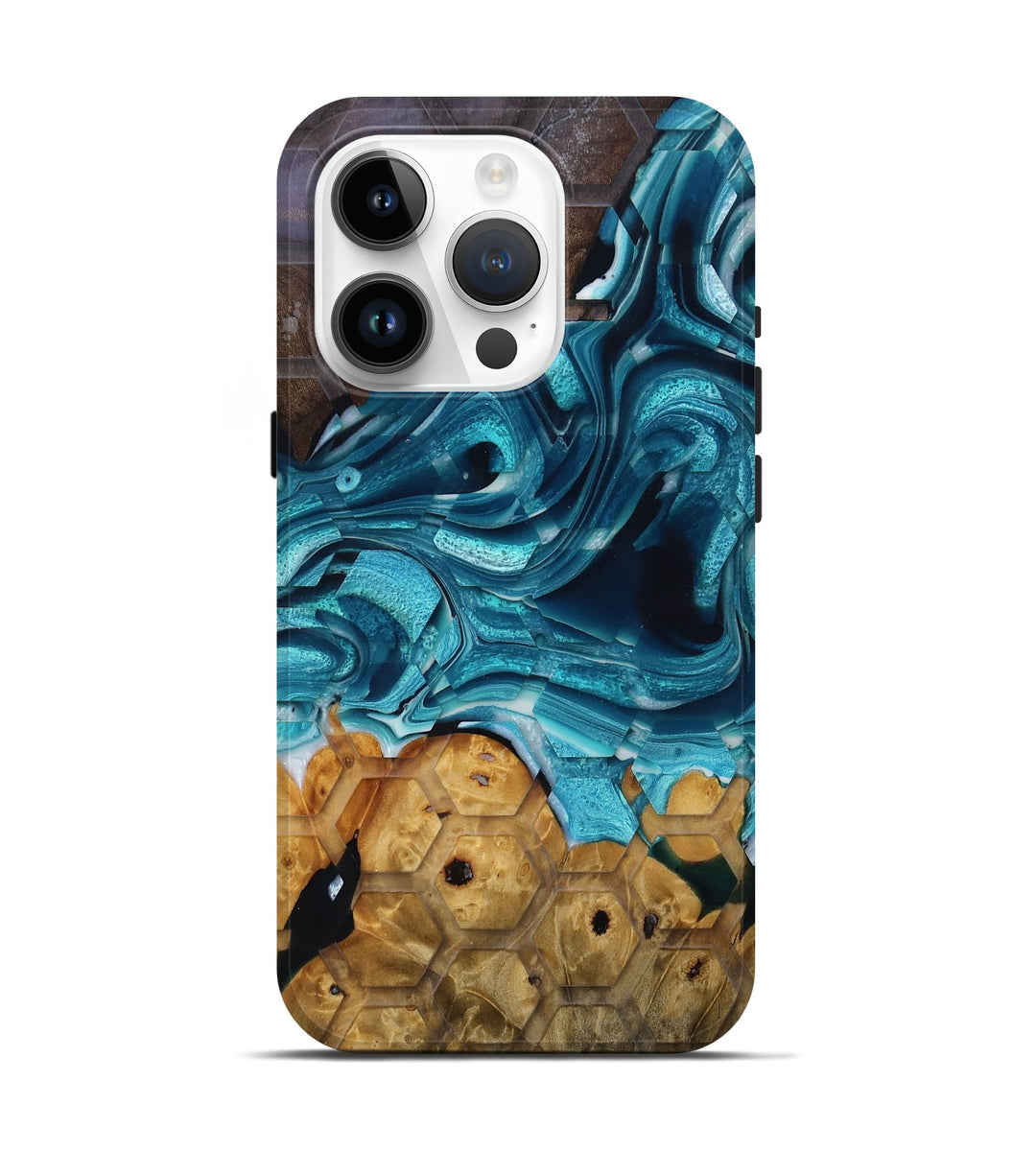 iPhone 15 Pro Wood Live Edge Phone Case - Lance (Pattern, 806502)