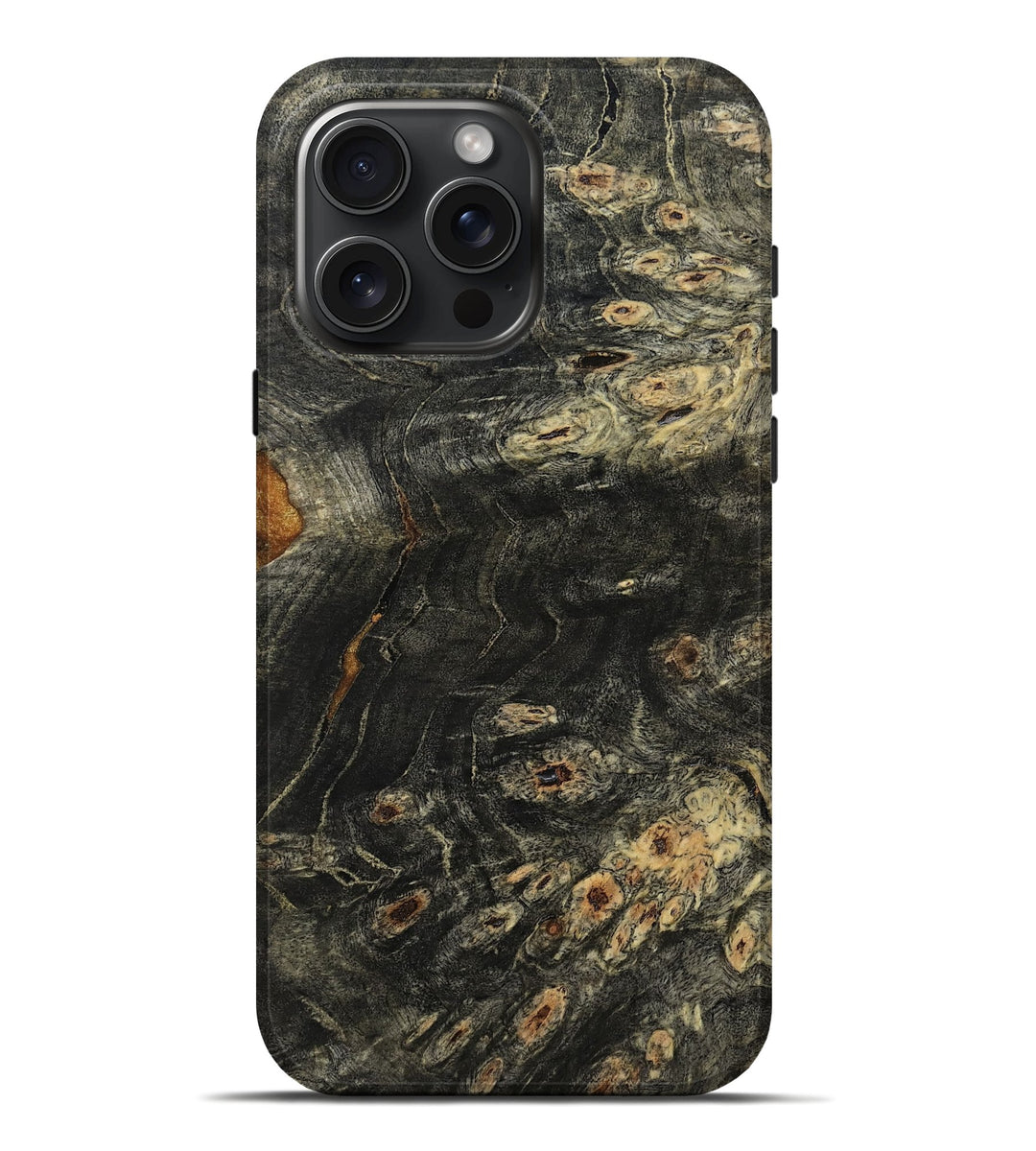 iPhone 16 Pro Max Wood Live Edge Phone Case - Tatyana (Wood Burl, 806503)