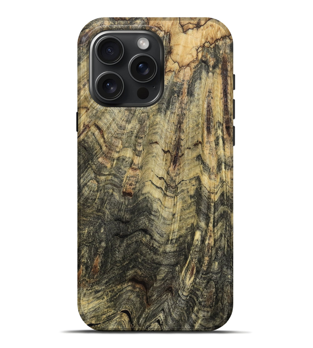 iPhone 16 Pro Max Wood Live Edge Phone Case - Aimee (Wood Burl, 806508)