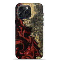 iPhone 16 Pro Max Wood Live Edge Phone Case - Iyla (Red, 806510)
