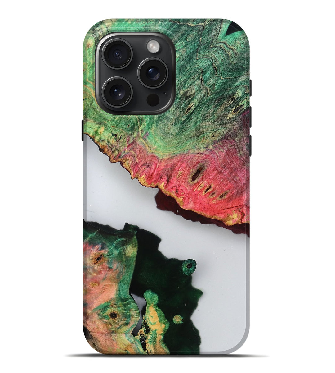 iPhone 16 Pro Max Wood Live Edge Phone Case - Margot (Clear, 806512)