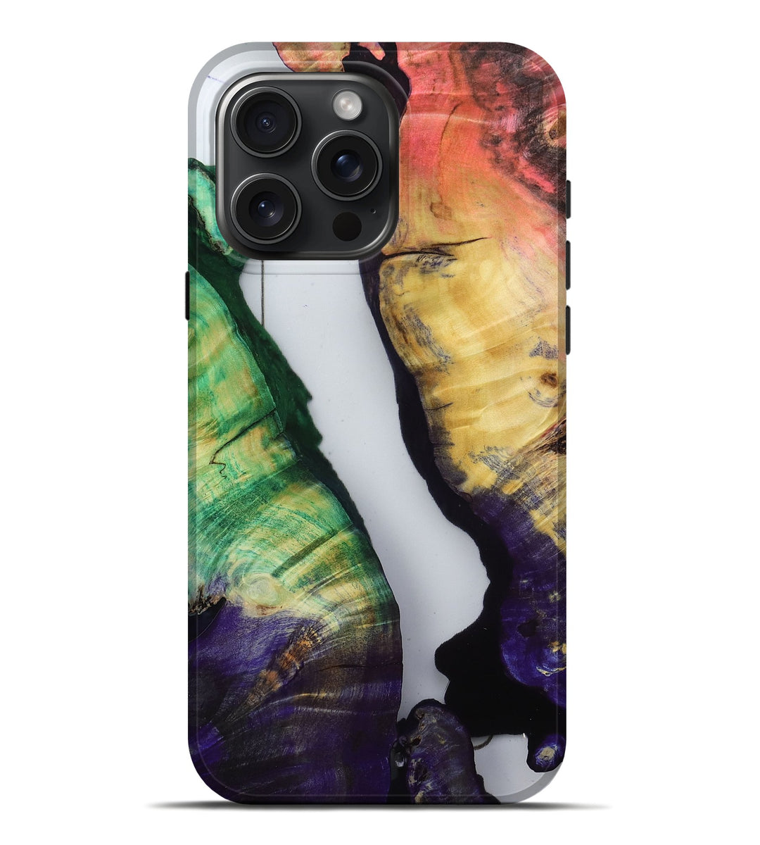 iPhone 16 Pro Max Wood Live Edge Phone Case - Taina (Clear, 806513)