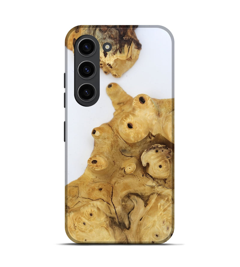 Galaxy S23 Wood Live Edge Phone Case - Tyrone (Clear, 806519)