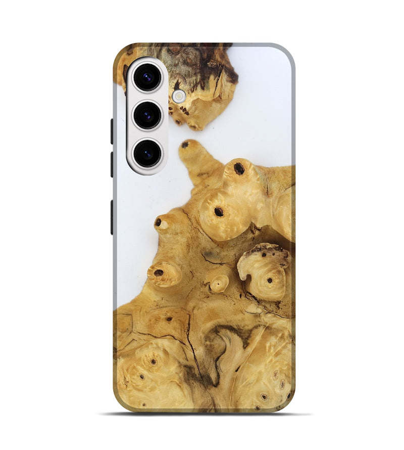 Galaxy S25 Wood Live Edge Phone Case - Tyrone (Clear, 806519)