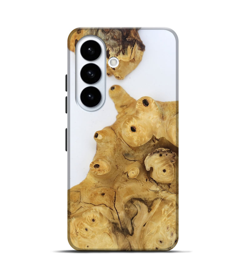 Galaxy S26 Wood Live Edge Phone Case - Tyrone (Clear, 806519)