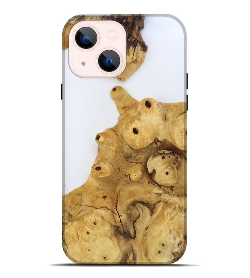 iPhone 14 Plus Wood Live Edge Phone Case - Tyrone (Clear, 806519)