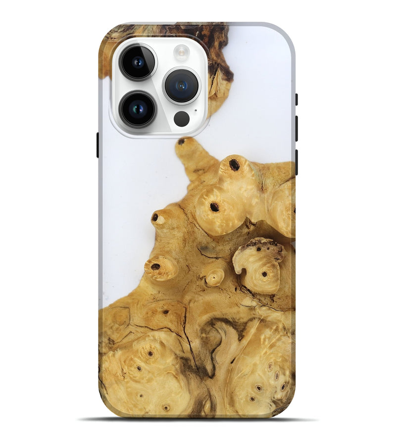 iPhone 15 Pro Max Wood Live Edge Phone Case - Tyrone (Clear, 806519)