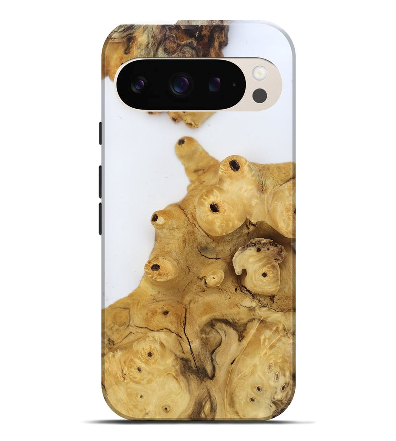 Pixel 9 Pro XL Wood Live Edge Phone Case - Tyrone (Clear, 806519)