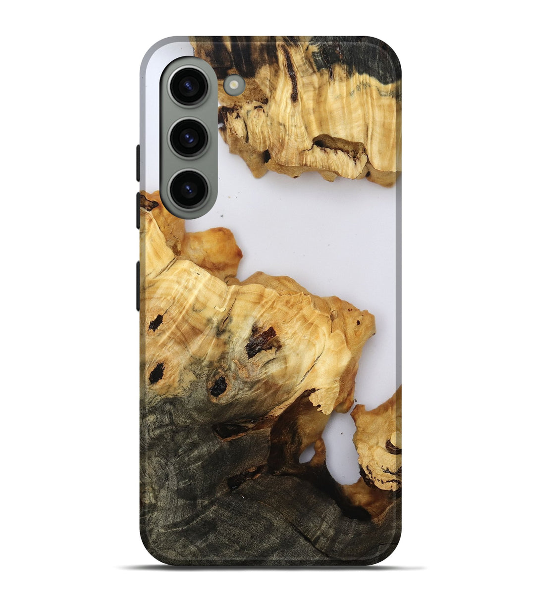 Galaxy S23 Plus Wood Live Edge Phone Case - Gauge (Clear, 806521)