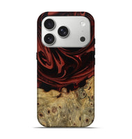 iPhone 17 Pro Wood Live Edge Phone Case - Amari (Red, 806526)